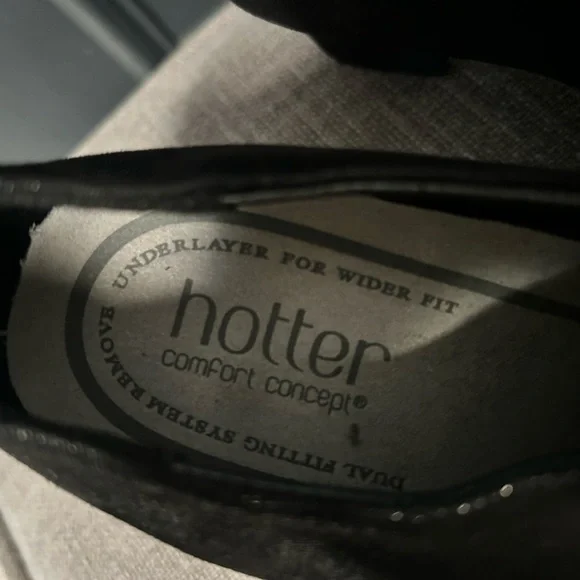 Hotter Olga Women's Black Shoes / Size 5.5 - Picture 9 of 9